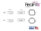 Preview: RealFit™ II snap - Kit introducción, MI, combinación doble incl. tubo para Lip Bumper + cajatín lingual (diente 46, 36) Roth .018"