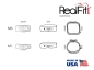 Preview: RealFit™ I - MI, combinación doble incl. tubo para Lip Bumper (diente 36) Roth .022"