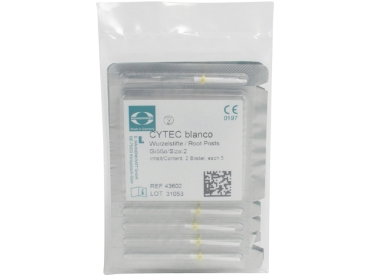 Alfileres Cytec Blanco 1.4 amarillo 10pcs
