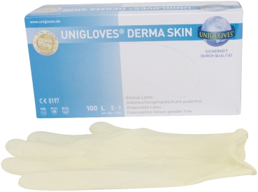 Derma Skin Guantes de látex pdfr L 100pcs
