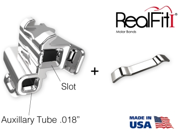 RealFit™ I - Kit introducción, MS, combinación doble (diente 17, 16, 26, 27) Roth .022"