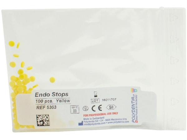 Endo-Stopper amarillo 100uds.
