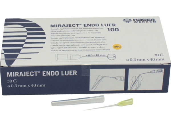 Miraject Cánulas Endo Luer 0,3x40mm Pa
