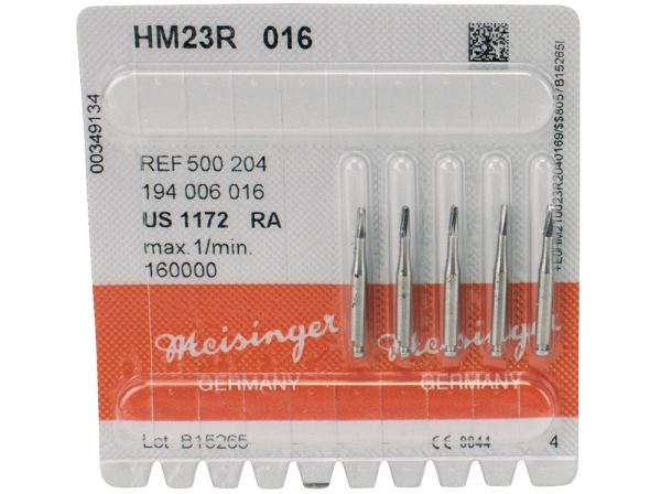 Taladro de fisura HM 23 R 016 Wst 5pcs
