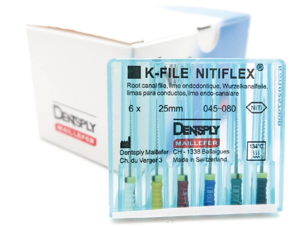 Nitiflex® K-Lima - longitud 21 mm, ISO 050, amarillo