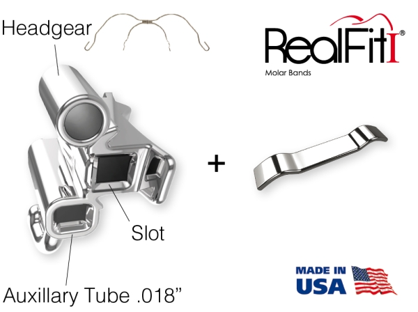 RealFit™ I - MS, combinación triple (diente 17, 16) MBT* .022"