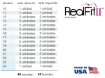 RealFit™ II snap - Kit introducción, MS, combinación triple (diente 17, 16, 26, 27) Roth .022"