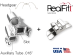 RealFit™ I - MS, combinación triple + cajetín palatal (diente 17, 16) MBT* .022"